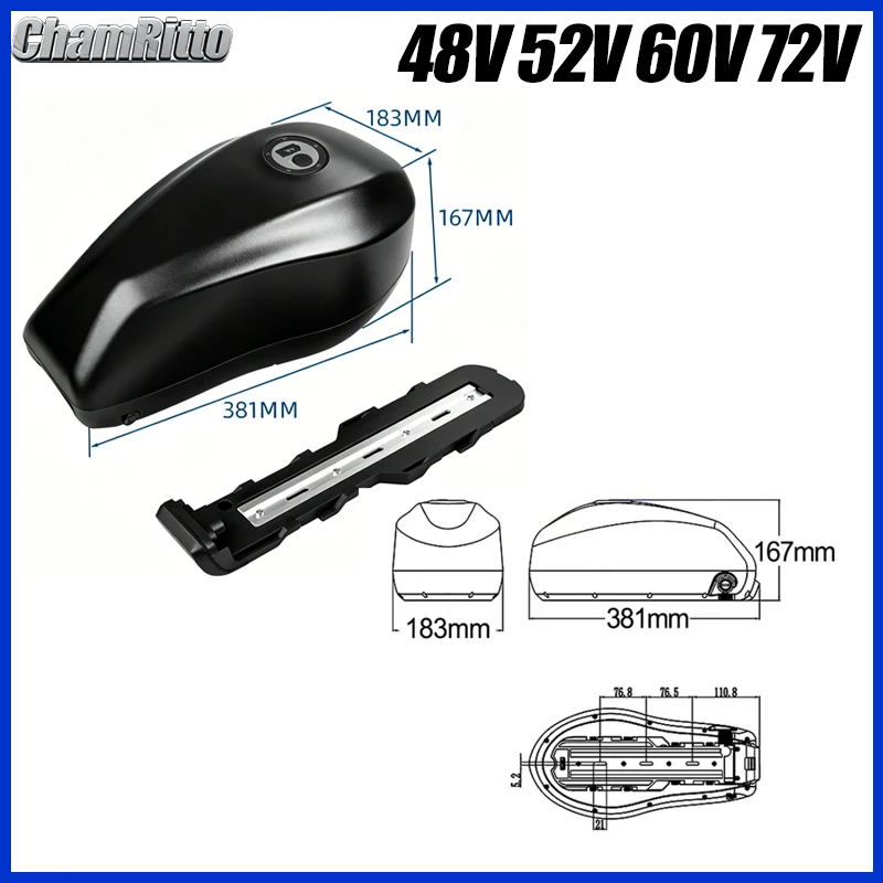 48V 50Ah 52V 35Ah 60V 40AH 72V - огляд і ціна 72V 50Ah 21700 Lithium Battery