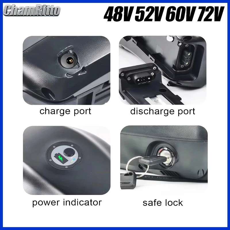 48V 50Ah 52V 35Ah 60V 40AH 72V - огляд і ціна 72V 50Ah 21700 Lithium Battery