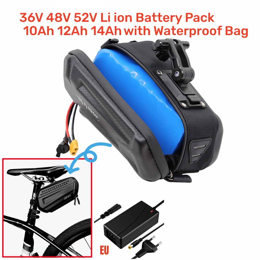 60V 52V 48V 36V Waterproof  Ba - огляд і ціна 60V 50Ah Electric Scooter Battery