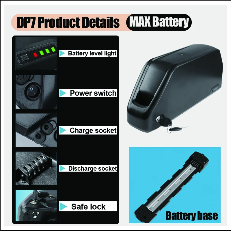 Polly Electric bicycle bike ba - огляд і ціна 72V 50Ah 21700 Lithium Battery