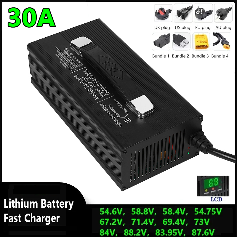 48V 60V 72V 30A Intelligence L - огляд і ціна 84V 20A Smart Charger