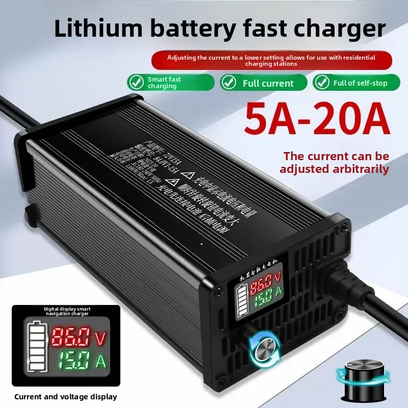 For Digital Display Aluminum S - огляд і ціна 72V 15A Fast Charger