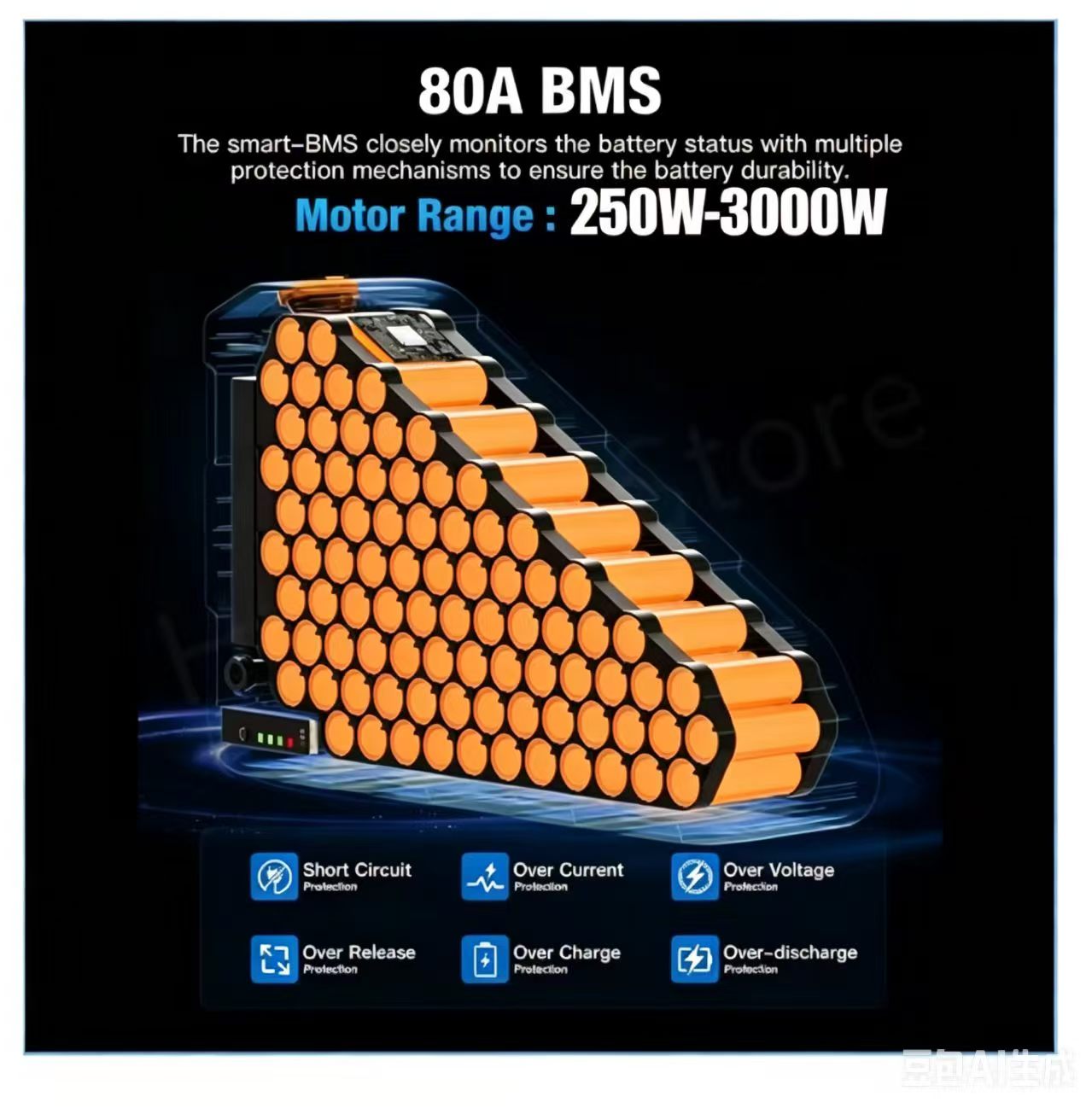 Electric Bicycle 36v 48v 52v 2 - огляд і ціна 72V 50Ah 21700 Lithium Battery