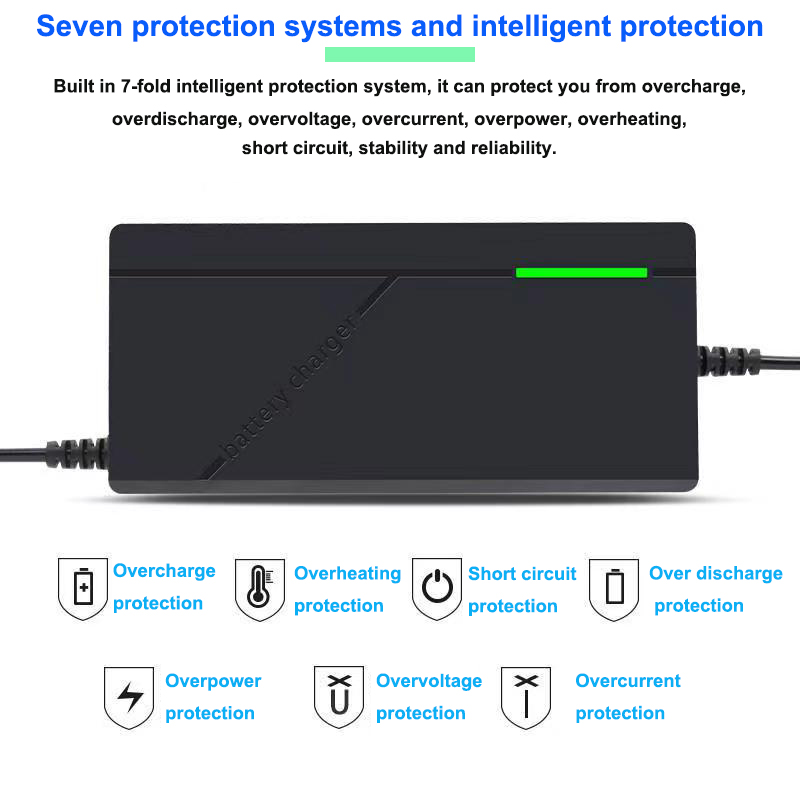 36V 48V 60V 72V Charger 2A 5A  - огляд і ціна 84V 20A Smart Charger