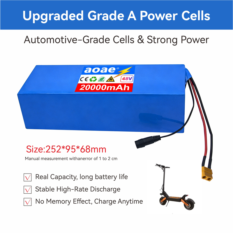 48V Electric Scooter Battery 1 - огляд і ціна 60V 50Ah Electric Scooter Battery