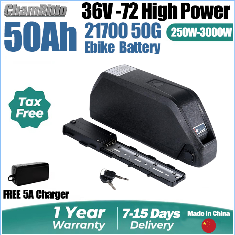 48V 30AH Electric Bike Battery - огляд і ціна 72V 50Ah 21700 Lithium Battery