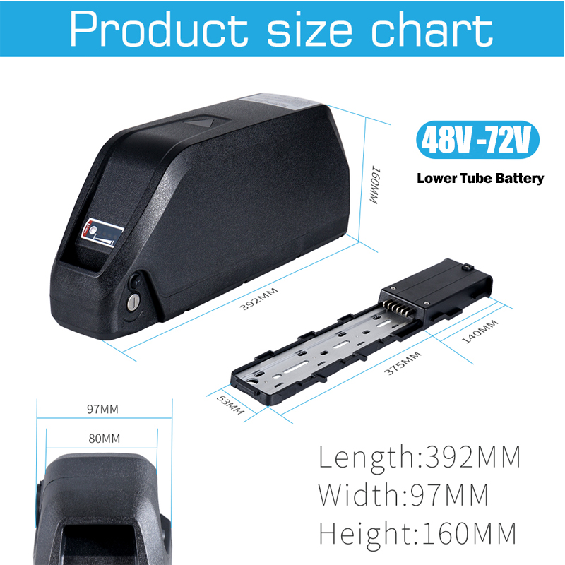 48V 30AH Electric Bike Battery - огляд і ціна 72V 50Ah 21700 Lithium Battery