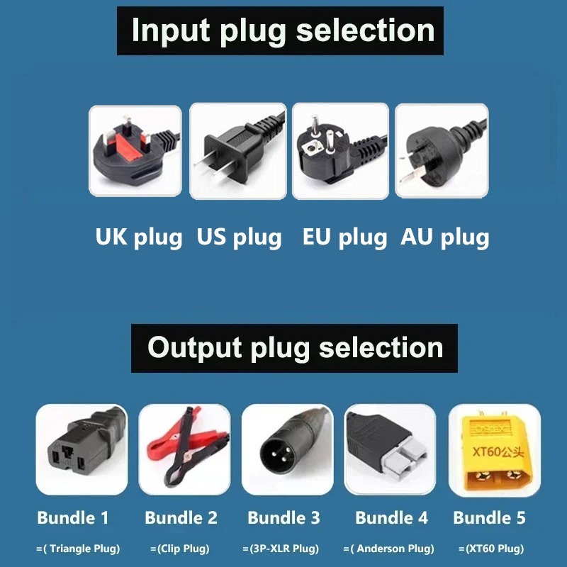 High-power 48V 5A 8A 10A 12A 1 - огляд і ціна 84V 20A Smart Charger