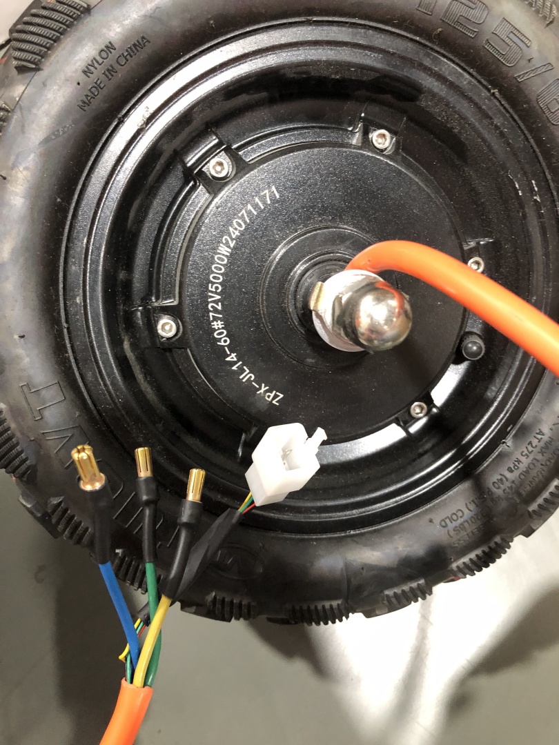 4000W 5000W 7500W 60MM Orange  - огляд і ціна 13 Inch 72V 5000W Brushless Motor